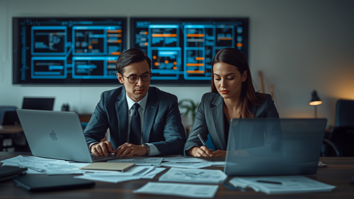 Conversion-focused website and workflow system being planned in a modern workspace.